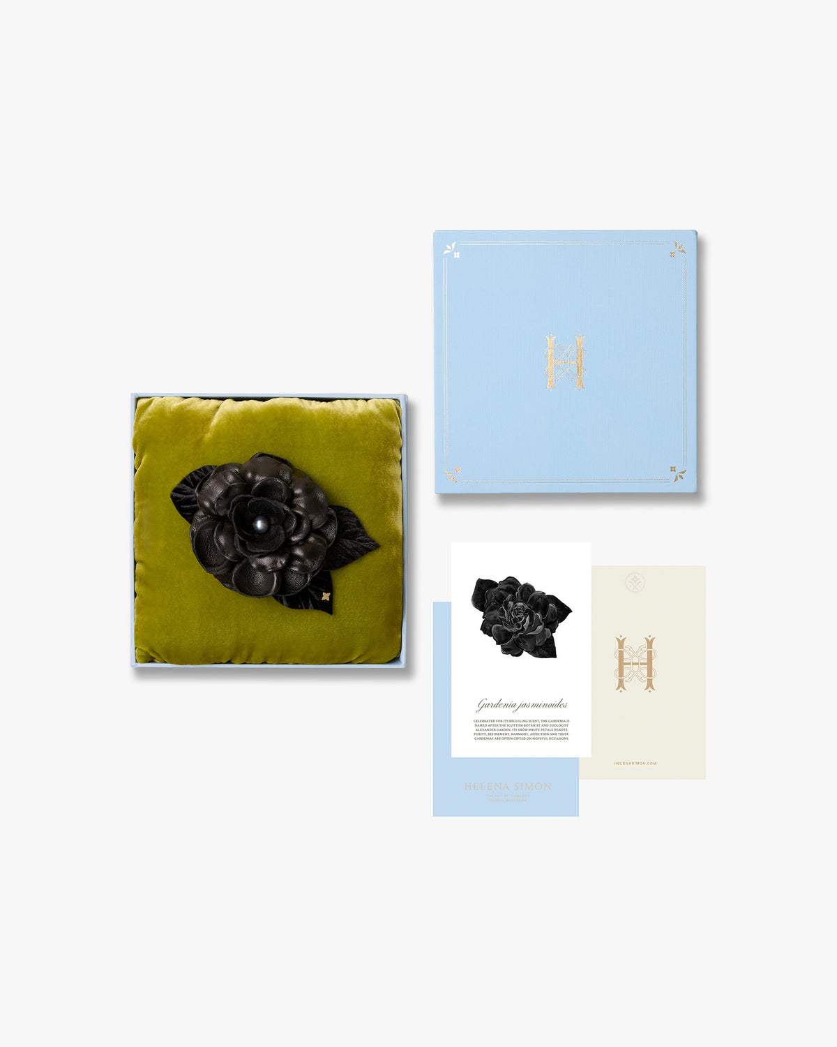 Small Black Gardenia