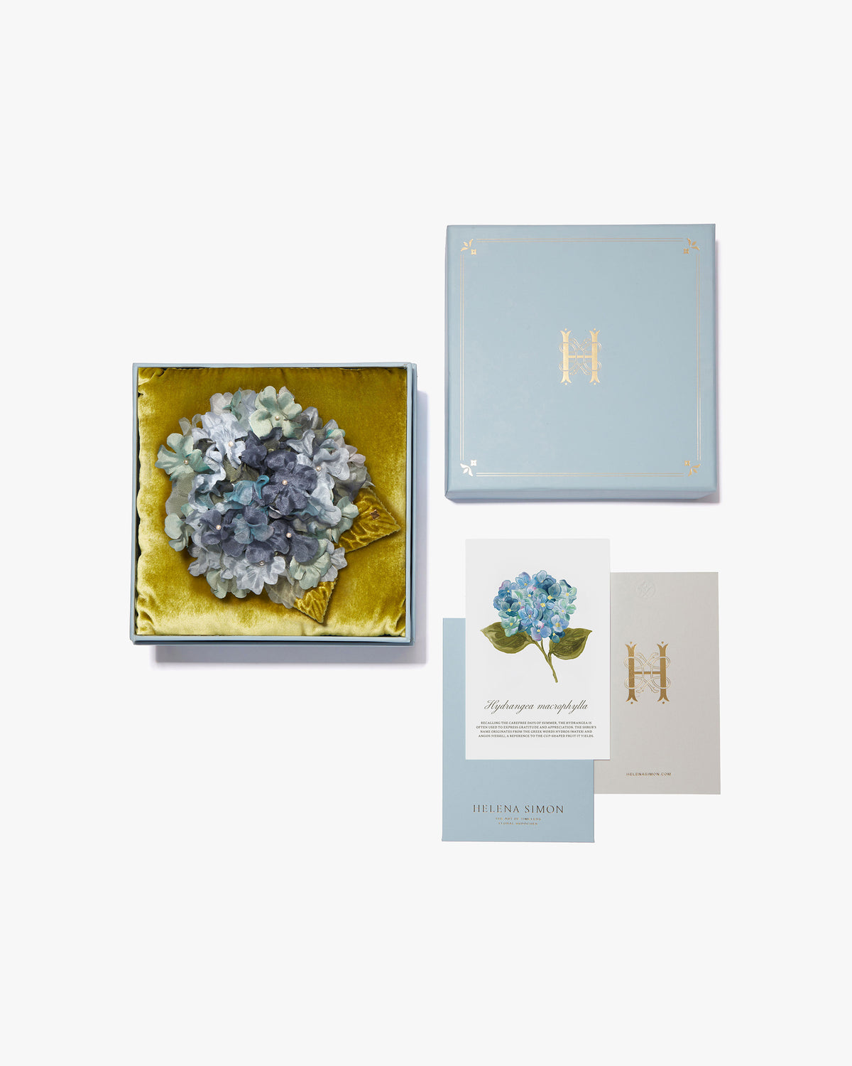 The Blue Hydrangea