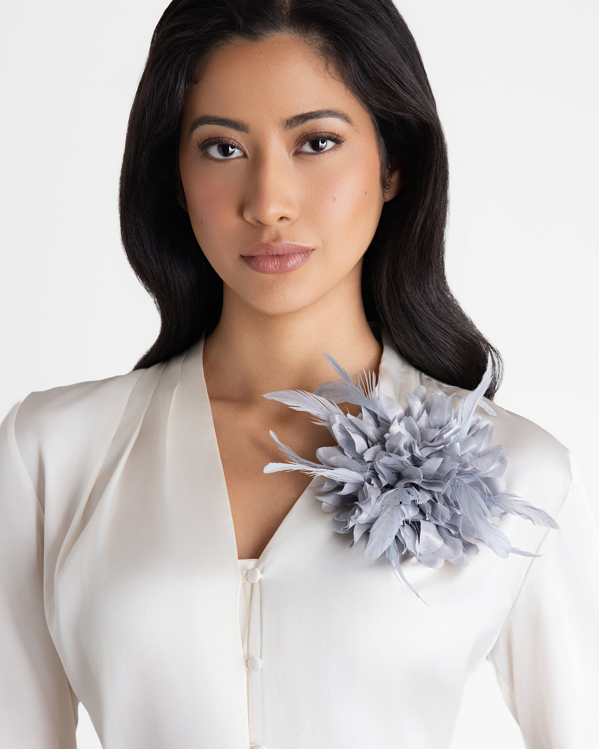The Silver Dahlia Duster