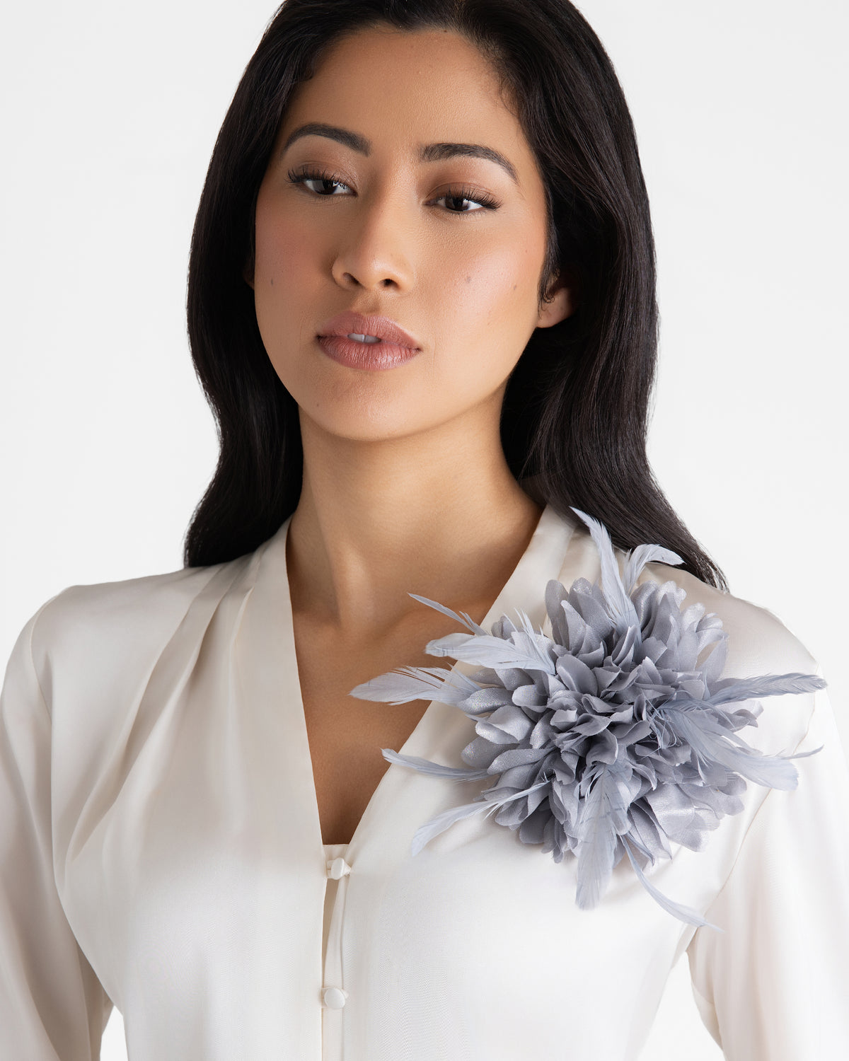 The Silver Dahlia Duster
